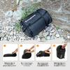 KingCamp Sac de dormit de iarnă tip plic 2 Sac de dormit Apă Confortabil Extrem Totul Pentru Dormit în Dezastru Sac Inclus Sac, Tip, Detașabil,