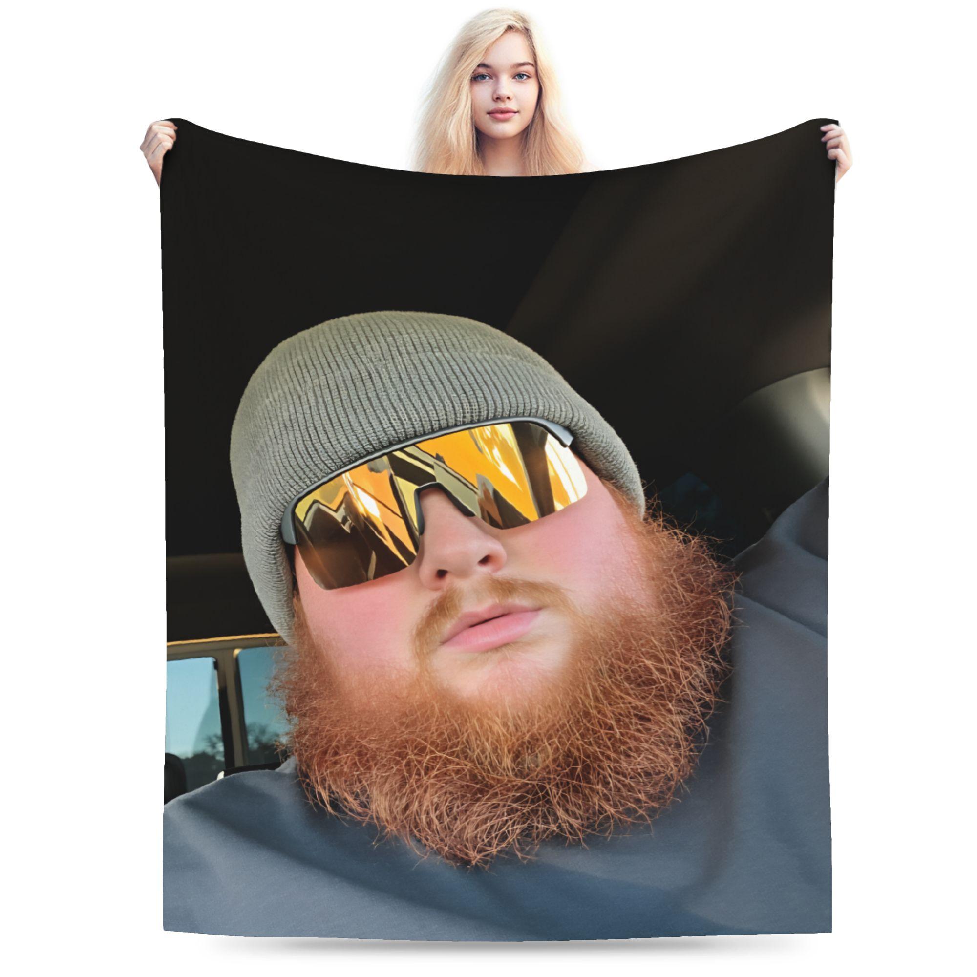Caseoh American Cozy Blanket Fashion Plane Travel Throw Blanket Couch Chair Flannel Bedspread Sofa Bed Cover 75x90cm