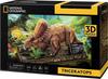 Puzzle 3D National Geographic Triceratops 0526