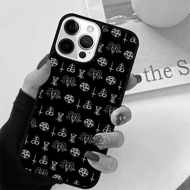 Sigil of Lucifer Coque Shell For iPhone 17 Air 15 16 14 13 12 Pro Max 11 Pro Max Plus Phone Case Cover