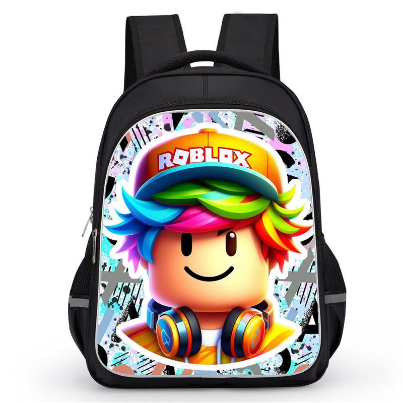 2026 new Roblox comfortable backpack with high-definition printed casual lightweight backpack