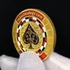 Spade medaglia commemorativa metallo emblema fortunato gioco creativo collezione di monete piccoli regali turismo souvenir