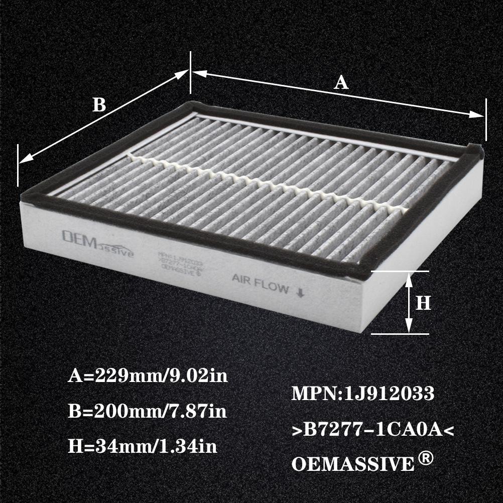 Car Accessories Cabin Air Filter B7277-1CA0A For Infiniti EX35 EX37 FX37 FX50 G37 Q50 Q60 QX50 QX70 2009 2010 2011 2012 2013