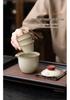 Portable Ceramic Tea Set: One Pot & Three Cups for Outdoor and Business Gifts