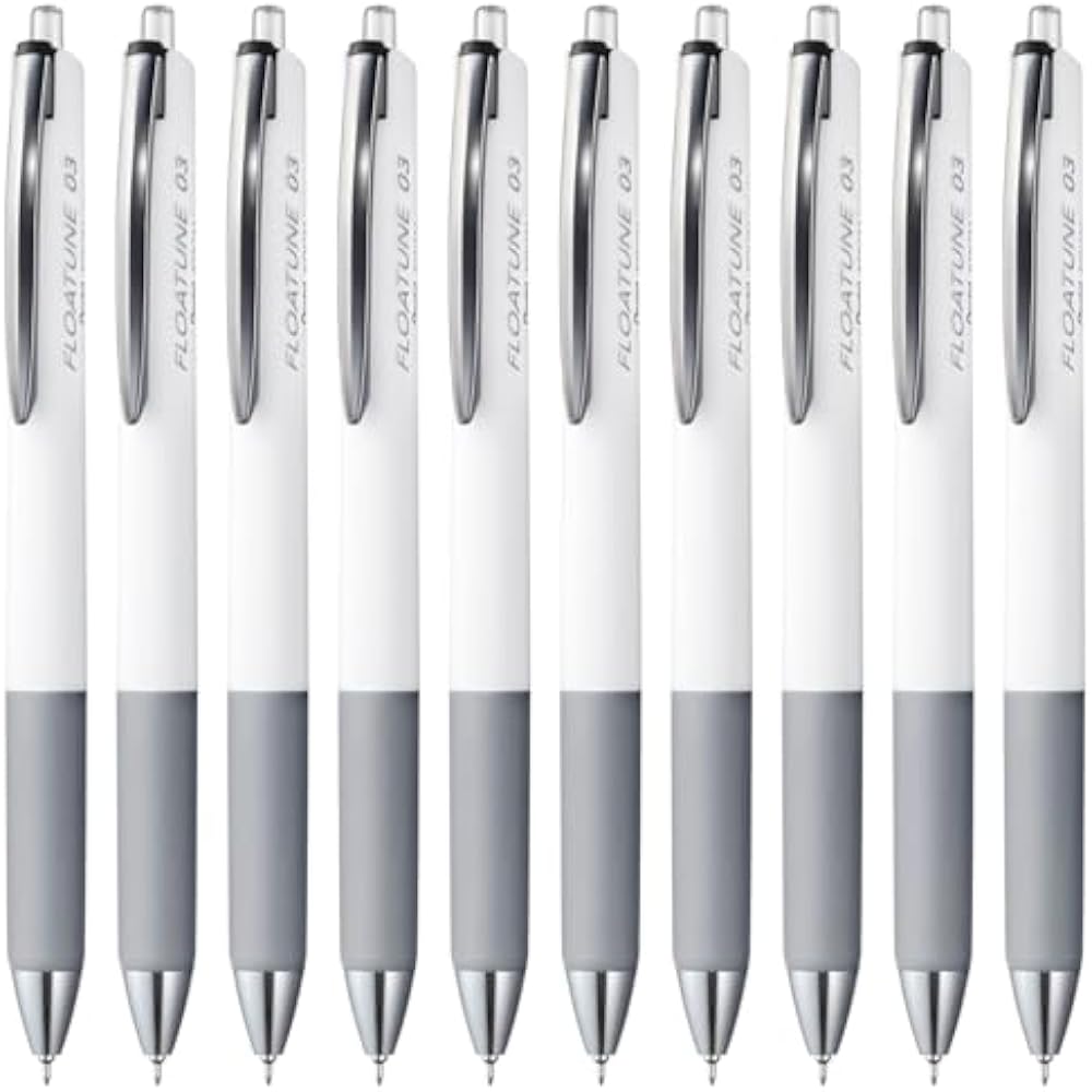 Pentel BZN203-A Flowtune 0.3 mm Black Oil-based Ballpoint Pens