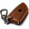 Key Shells Compatible with BMW Key Fob Cover&Case&Keychain | The Leather Is Hand-sewn and for BMW 1 2 3 4 5 6 7 Series and X1 X2 X3 X5 X6 .etc