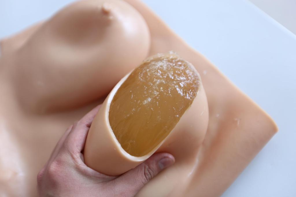 HUWAHUWA Nippleless Silicone Silicone For Large Breasts Without G Cups 3 Colors To Choose from [Supicos] Bust, Filled, Cosplayers, Areola, C, D, E, &