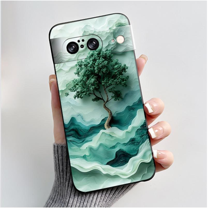 Casing For Google Pixel 8 Pro 8A Case Aesthetic Fashion Cute Cat Soft Silicone Shockproof Back Cover Ultra Slim Thin Phone Case