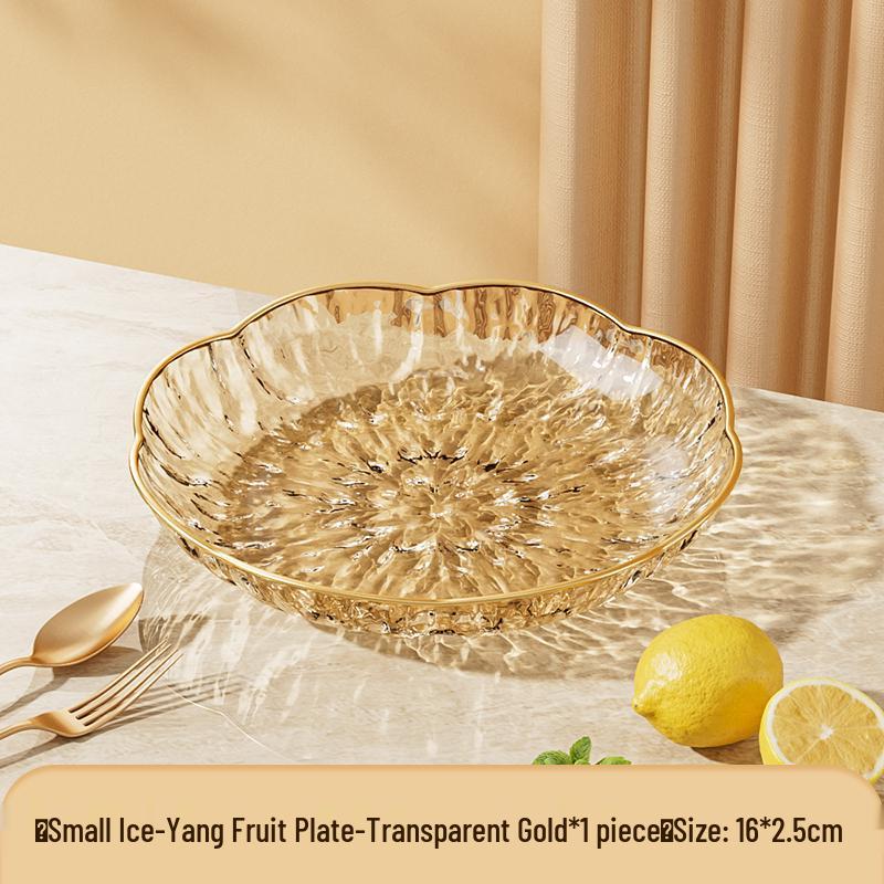 Modern Luxury Fruit and Snack Display Plate for Living Room