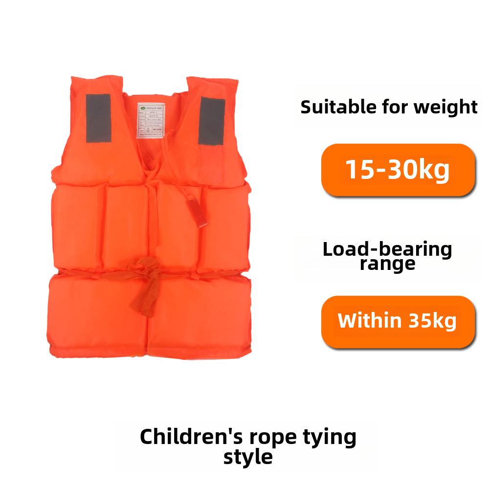 

High-Quality Thickened Oxford Cloth Adult Life Jacket for Marine, Drifting, and Flood Control