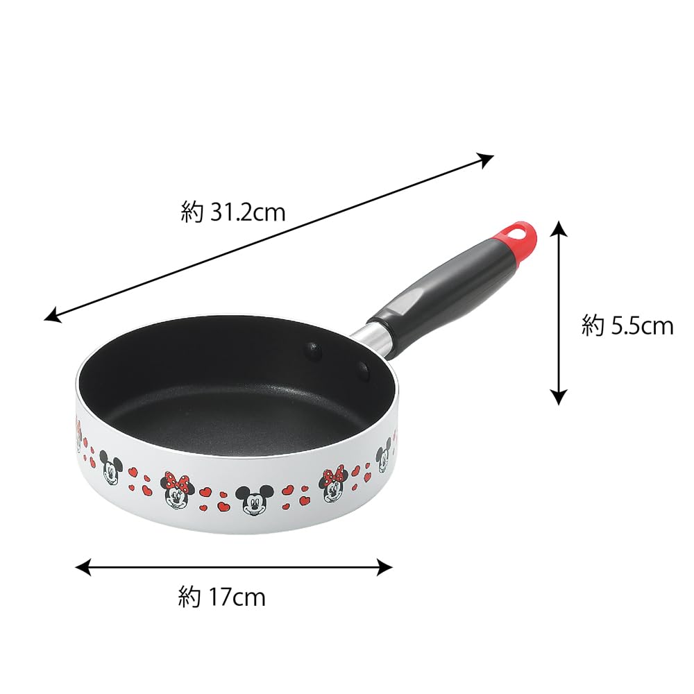 Mickey & Minnie" Saucepan & Frying Pan, 16cm, MM-316, White