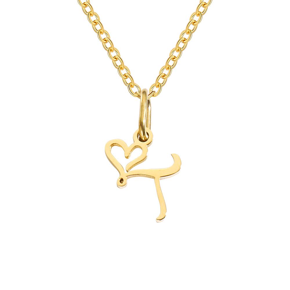 St. Delan Versatile 26-Letter Stainless Steel DIY Necklace Pendant