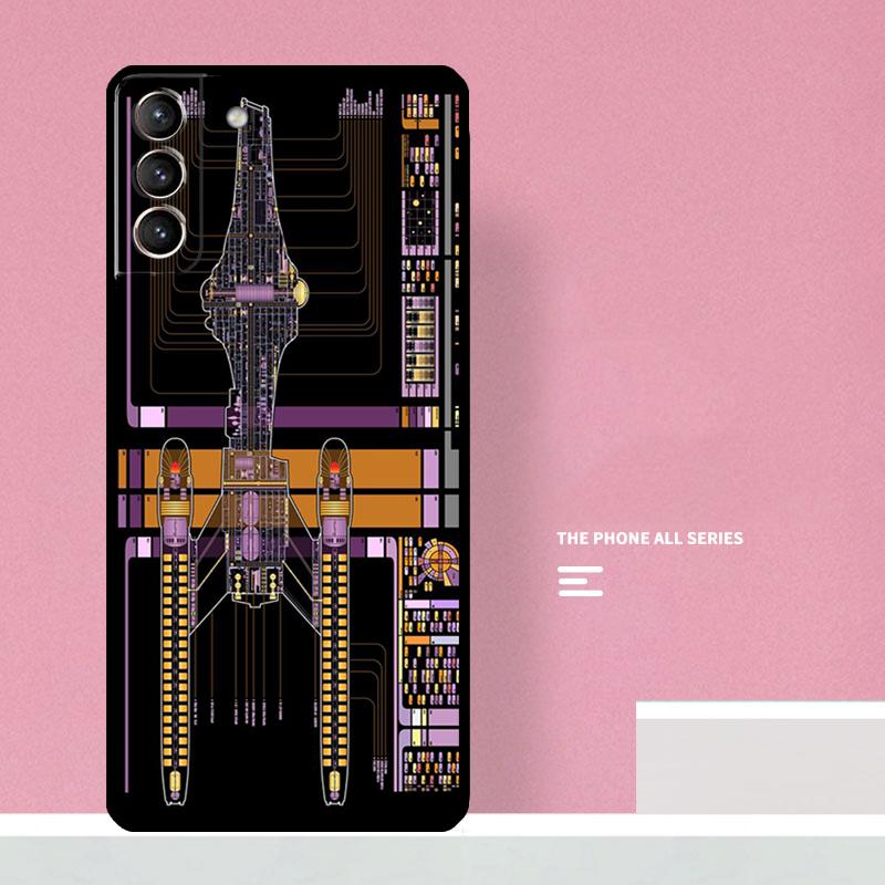 Stars And Treks Phone Case For Samsung Galaxy S23 Ultra Plus S21 S22 Ultra S20 FE S9 S10 Note 10 20 Ultra
