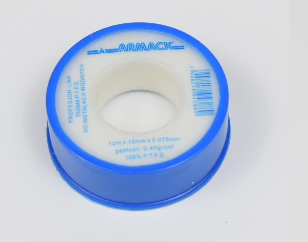Taśma Ptfe 12 Mm X 12 M X 0,08 Mm