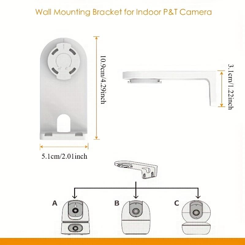 3pcsCamera Mounting Bracket Holder Home Camera Wall Mount Bracketfor TA3/TP7 Series/TA2 Security Accessories Hardware