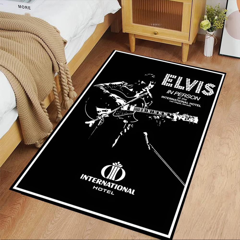 Elvis Presley Carpet Suitable for Decorate room Living Rooms Balcony Foyer Anti-slip Rug Office home decor Perfect Birthday/Christmas Gift Idea