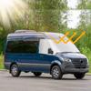 Windshield Cover For Mercedes-Benz Sprinter 2006-2018 / 2018-2025 VW Crafter, 600D Oxford Weatherproof Anti-Theft Snow Cover