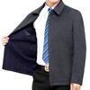 2026 Autumn/Winter Men's Wool Jacket: Business Casual Outerwear for Middle-Aged & Elderly