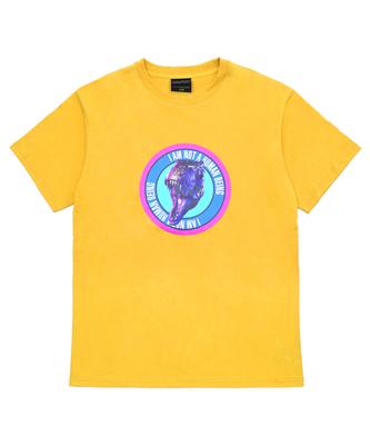 Aimnaseohyumeonbiing Dino Logo 4 T-Shirt - Yellow