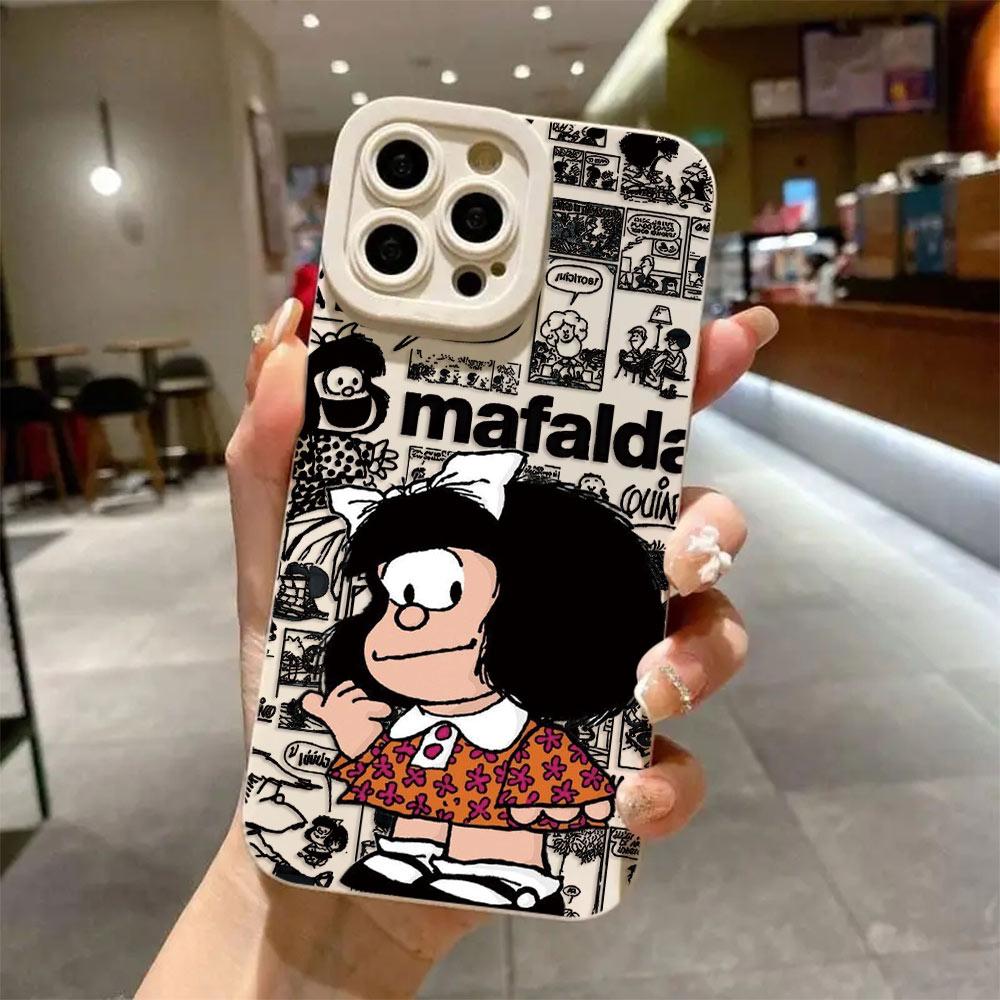 Süße Heiße Anime M-Mafaldas Mädchen Handyhülle für Xiaomi Mi 15 14T 12T 11T 11 10T Poco X5 F5 X4 M4 F4 X3 M3 Pro Lite Ultra 4G 5G