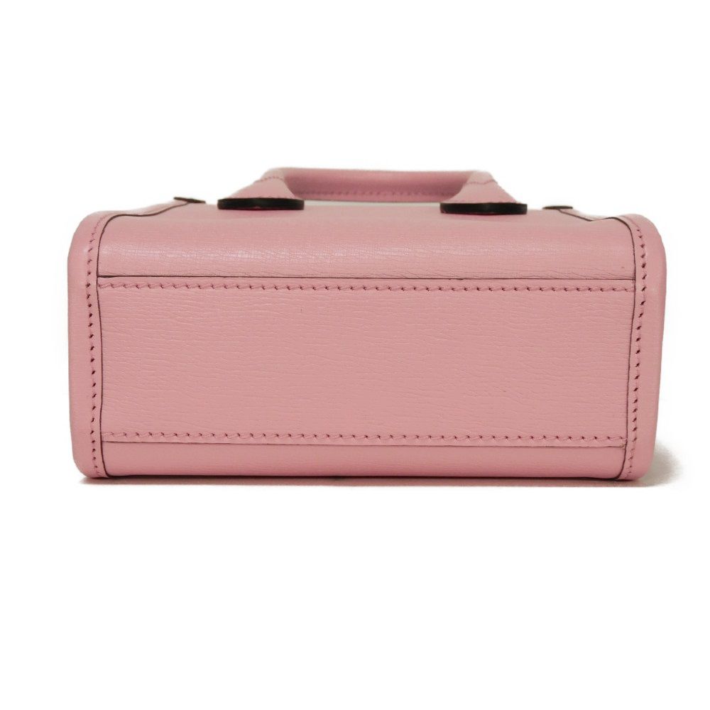 Used 9539 Bananya Mini Tote Bag 671623 U22AG 5964 7921 Banana Bolt Inazuma Pastel 2-Way Crossbody Bag Logo Light Pink