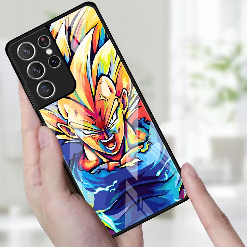 

D-ragonS B-allS Vegeta Phone Cover Case for Samsung Galaxy S25 S21 Note 10 20 8 9 S20 FE S10 S8 S9 S22 S23 Plus S24 Ultra Galaxy S8