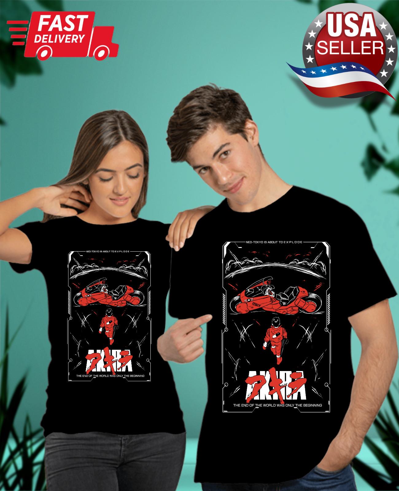 

AKIRA T-Shirt Mens Womens Tees Top Manga Anime Kaneda Tetsuo Katsuhiro Otomo Neo Tokyo 4XL