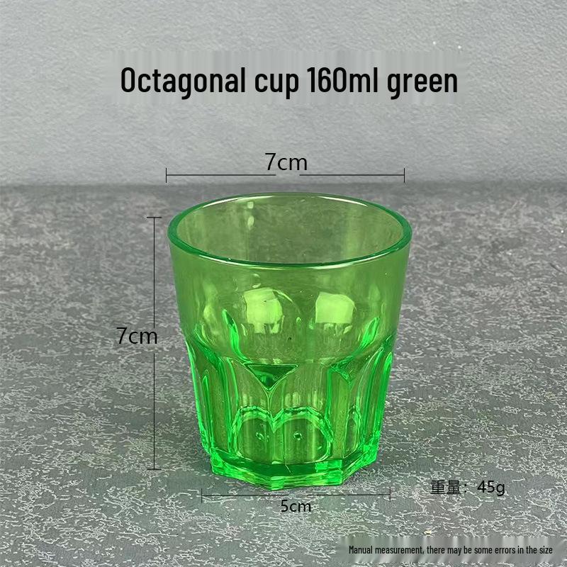 Durable PC Acrylic Beverage Cup: Heat, Cold & Drop Resistant for Restaurants