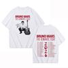 Rapper Bruno Mars Romantic Tour 2026 Graphics Tees Men Women T-shirts Short-sleeved High Quality Cotton Hip-hop O-Neck T