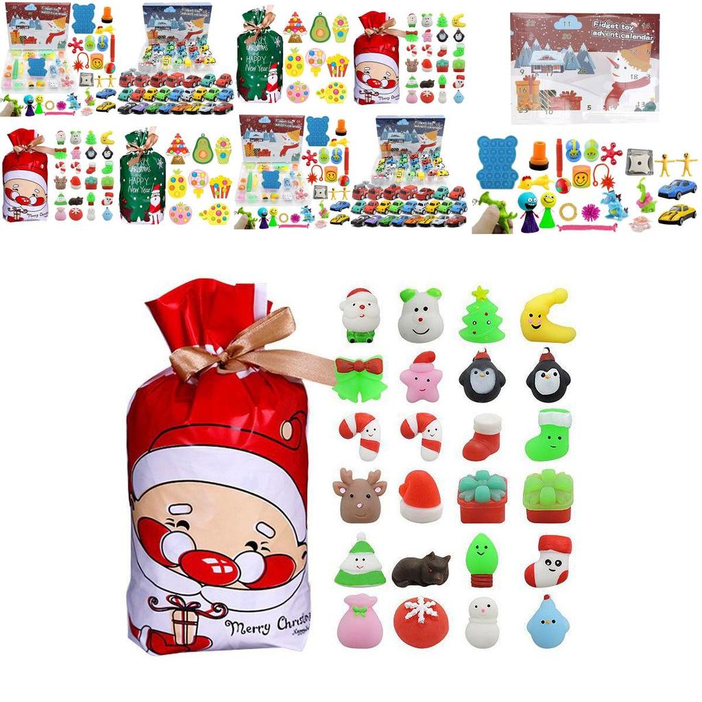 Exciting Kids Fidget Squishy Toy Cars Advent Calendar For Stress Relief And Sensory Fun