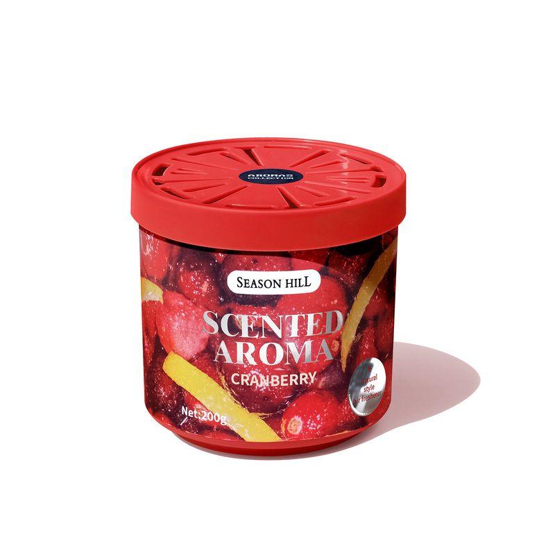 Colorful Flameless Aromatherapy Air Freshener for the Orchard, Car-Mounted Solid Fragrance Balm, Bedroom Fragrance, Fresh Scent, Purifying Fragrance
