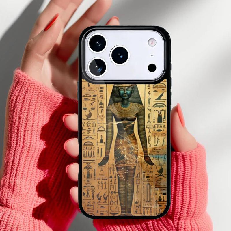 

Egyptian-Hieroglyphics Phone Case for iPhone 17 16 15 14 13 Pro Max Back Cover for 12 11 Pro Coque iPhone 15 Plus