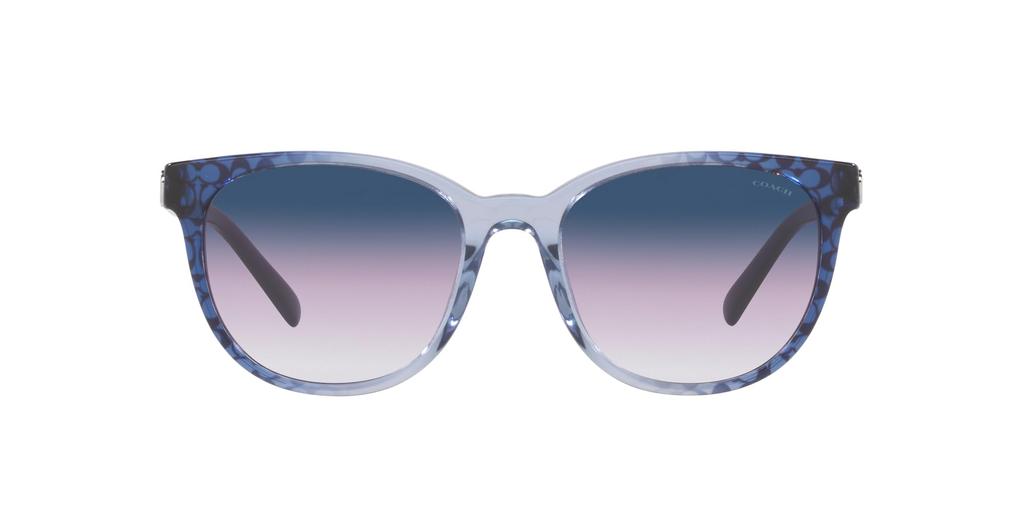 Coach Sunglasses HC8350U CD478 57088H BLUE GRADIENT SIGNATURE C 54 Women's