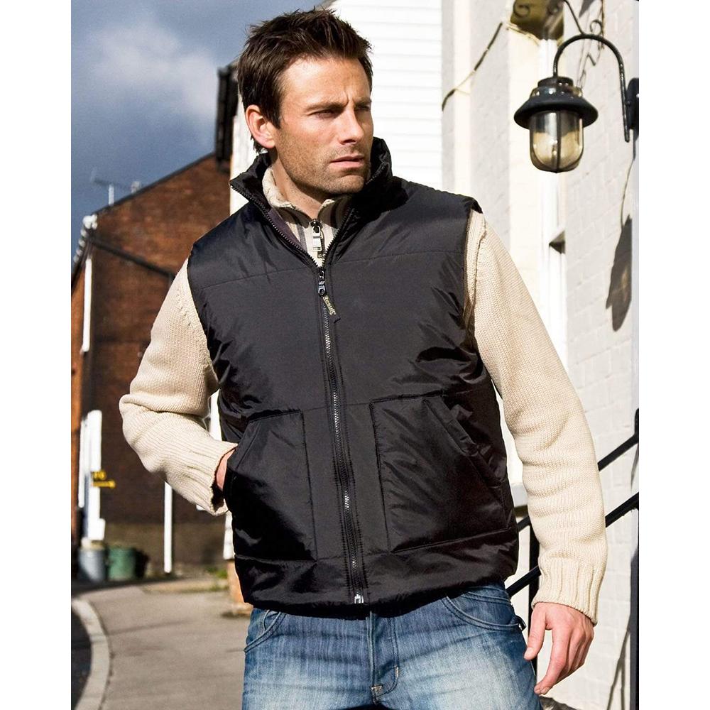 Result Fleece Lined Bodywarmer Water Repellent Windproof Jacket