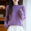 Women Sweater 100% Wool MODERN NEW SAGA O-neck Knit Pullover Thick Winter Jumpers Female Knit Tops