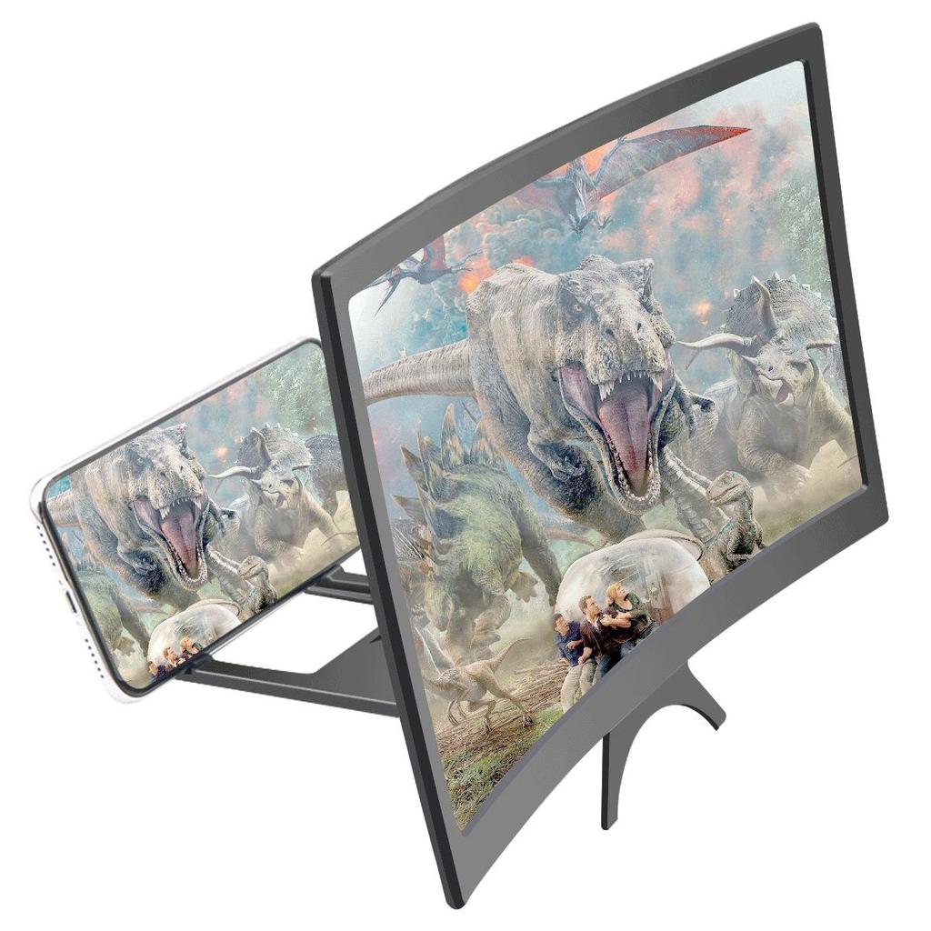 New L6 12-Inch Curved Mobile Phone Screen Amplifier for a Wide Field of View