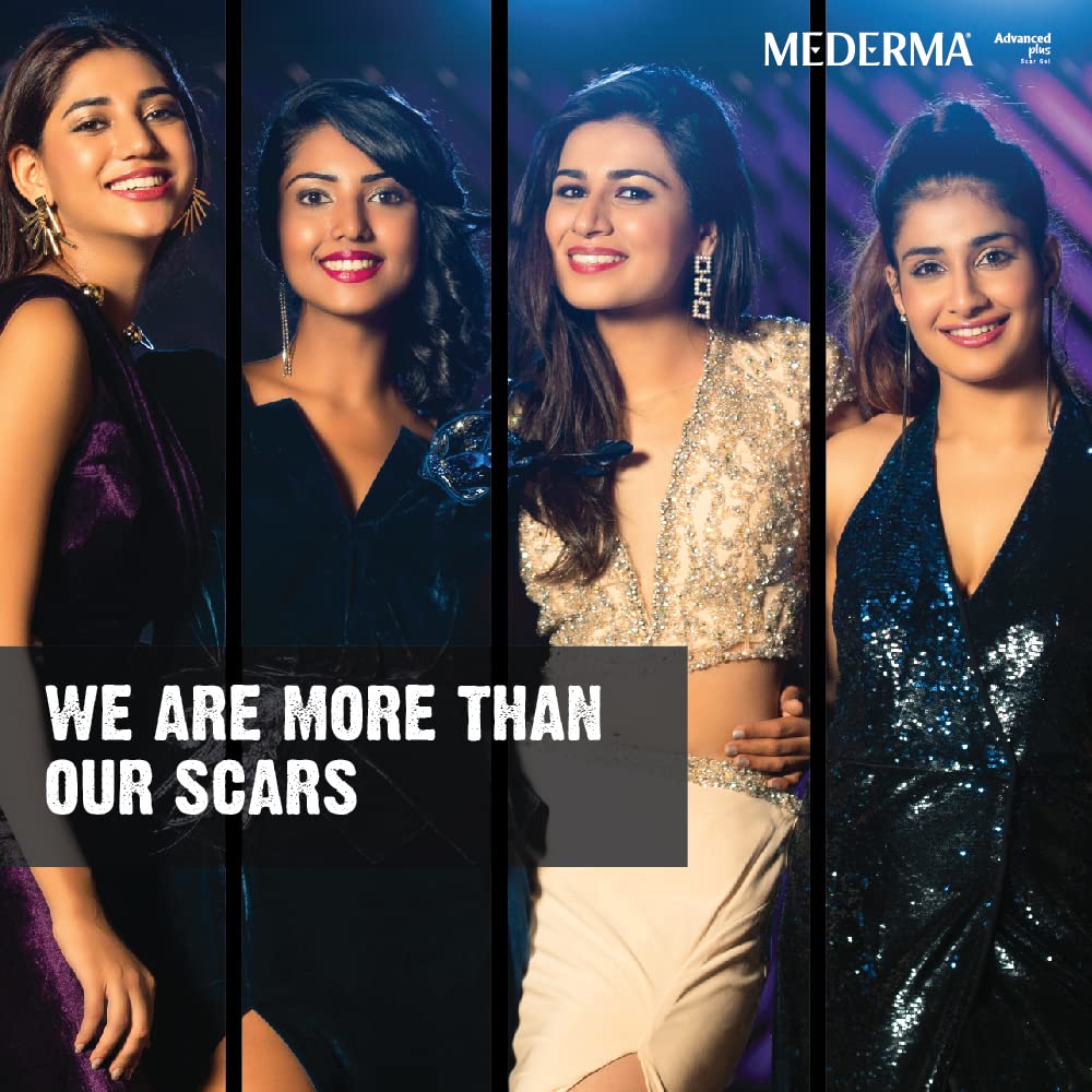 Mederma Advanced Plus Scar Gel Purple 10 G | Scar Reduction, Smoother Skin, Visible Improvement