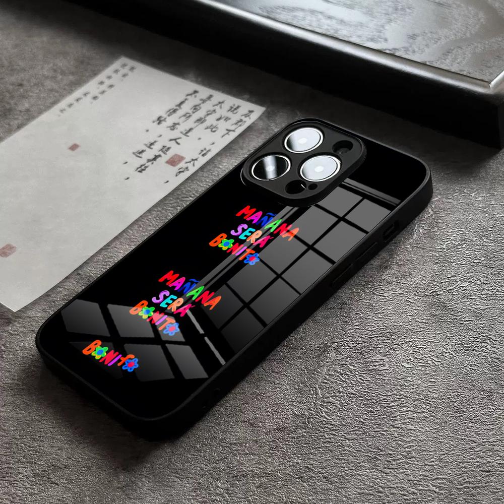 

Karolg Manana Sera Bonito Phone Case for iPhone 16 Pro Max 15 Plus 14 Pro 12 11 13 Mini X XR XS Max 8 7 Plus SE Glass Cover iPhone11
