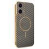 Phone Case For Motorola Moto G24 4G/E14 4G/G04 4G/G04s 4G/G24 Power Carbon Fiber Textured Electroplated TPU Back Cover