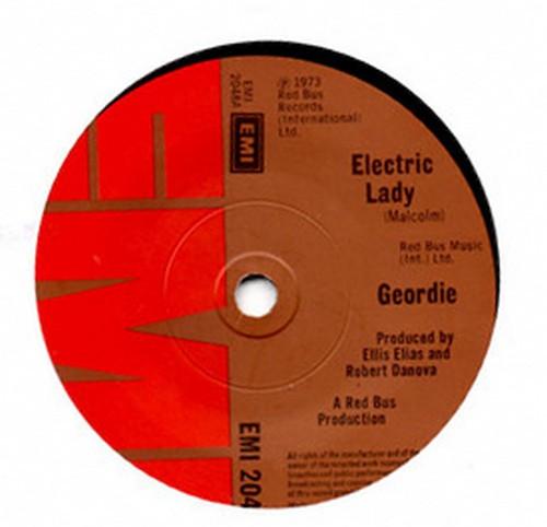 7inch Record GEORDIE - Electric Lady EMI2048 EMI 1973 UK Rock Used