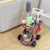 Kids' Cleaning Trolley Set: Pretend Play Hygiene Tools for Boys & Girls