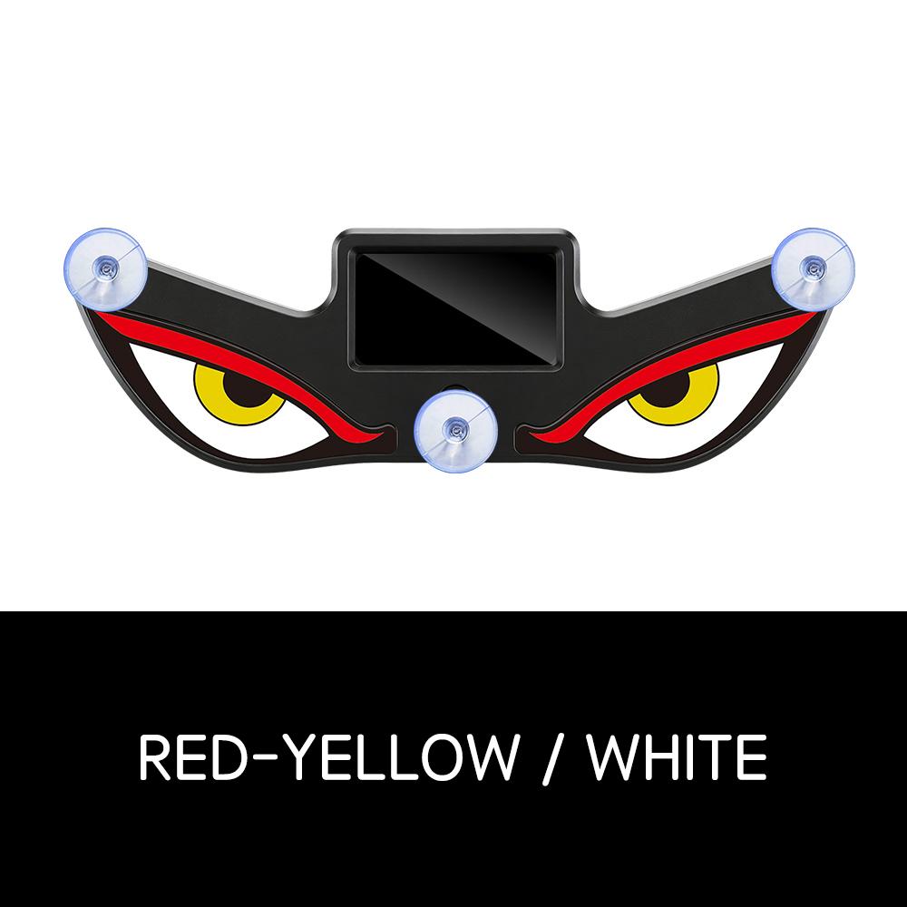 Car Window Decorative Light Solar Powered Devil Eyes Breathing Light Wireless Led Anti-Collision Signal Lamp Automatic Lights On