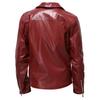 Men's Leather Jacket Spring And Fall Leather Jacket Handsome Horizontal Zipper Biker Suit Large Size Jacket