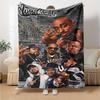 2pac Customize Your Name Blanket Lightweight Customizable Blanket Comfortable Perfect for Nap Seaside Office Living Room Four Seasons Multipurpose