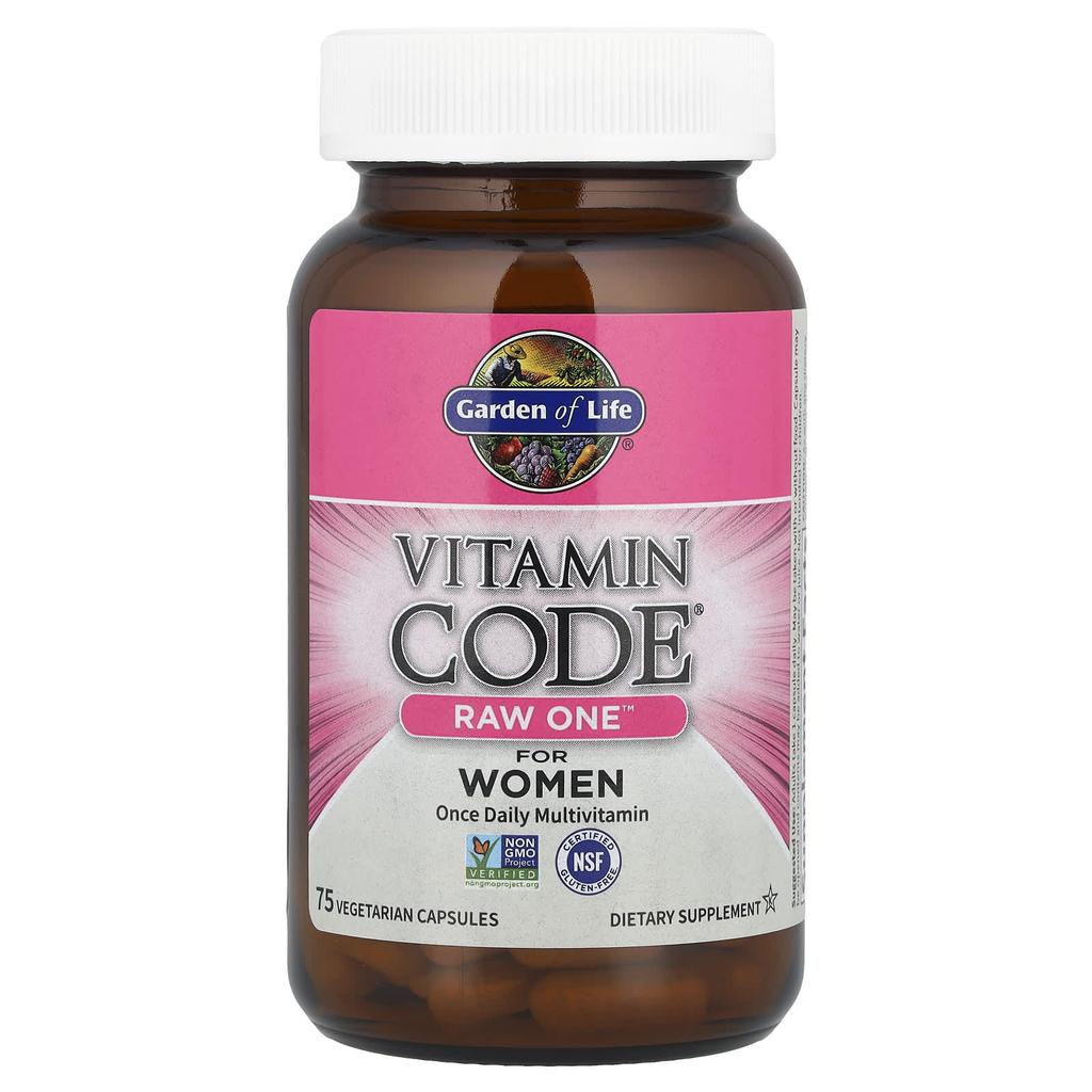 Vitamin Code, Raw One, Women's Once Daily Multivitamin, 75 Veggie Capsules
