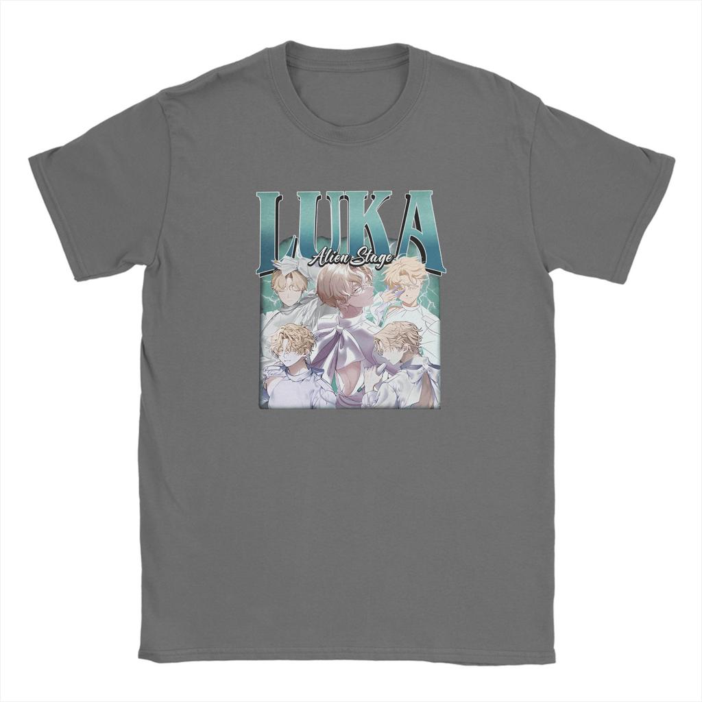 Alien Stage luka T-Shirt Summer Cotton T-Shirts For Male Hipster Casual Tee Shirt Short-Sleeved Y2K Fun Top Tees