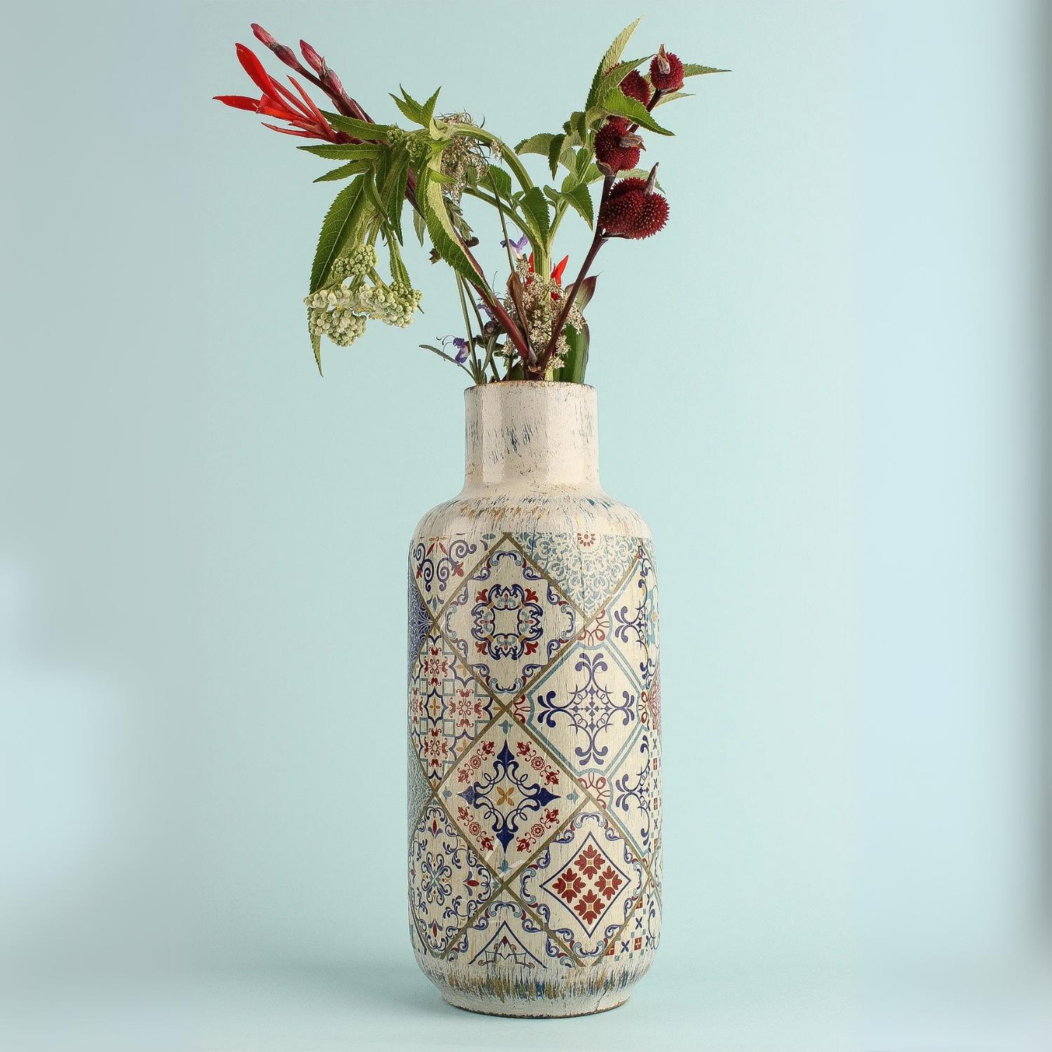 

Tortue Handmade Ceramic Vase 26 cm зелений
