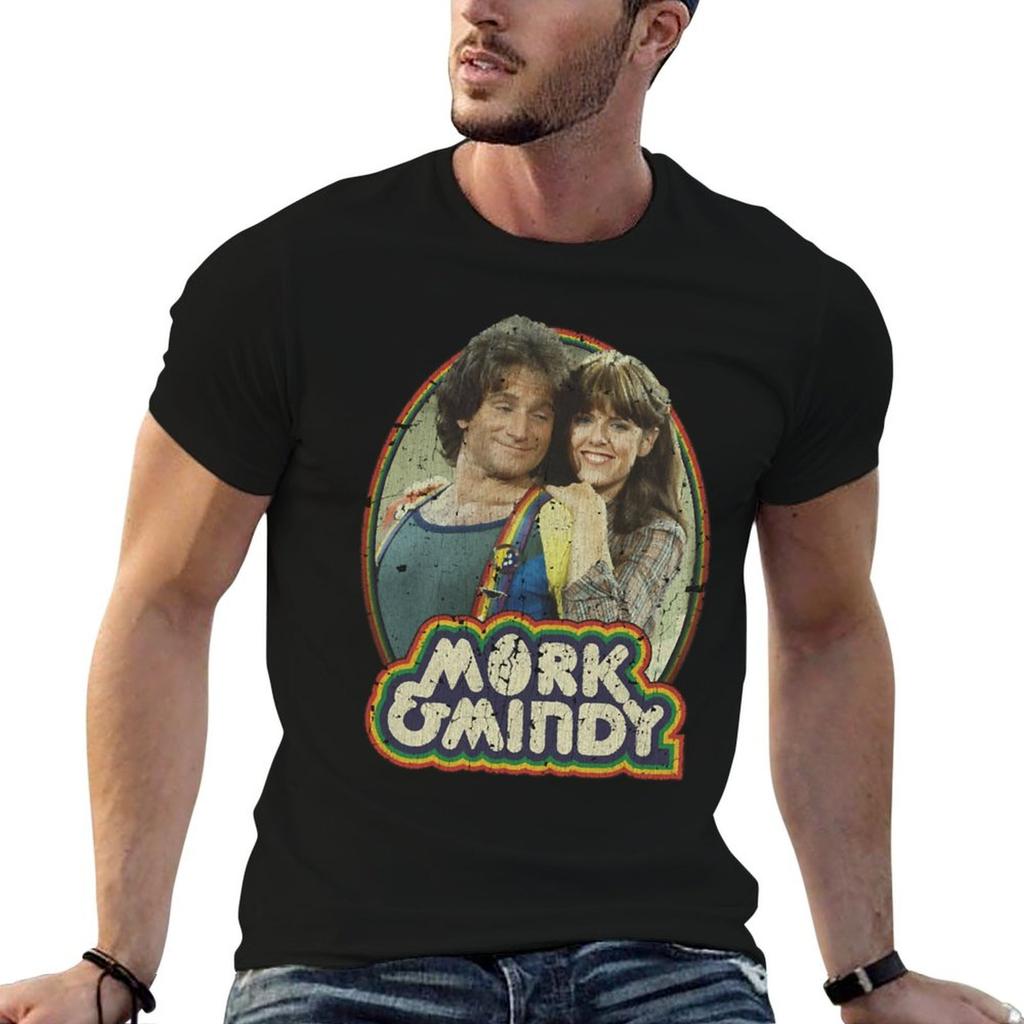 Mork Mindy 1978 Maglietta Anime Magliette Per Unisex Magliette Per Unisex Cotone Morbido Magliette Grafiche Per Unisex Maglietta