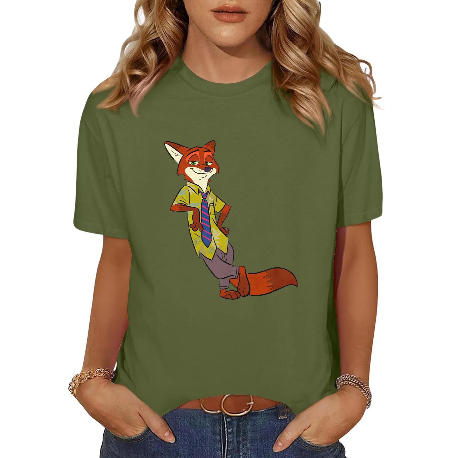 

Women s Fashionable And Comfortable Plus Size Printed Casual Short-Sleeve Top XXL