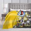 D-Dragon Quest Slimes Blanket  Warm Soft Novelty Plush Throw Blanket For Students Couch Bed Flannel Bedspread Bed Cover